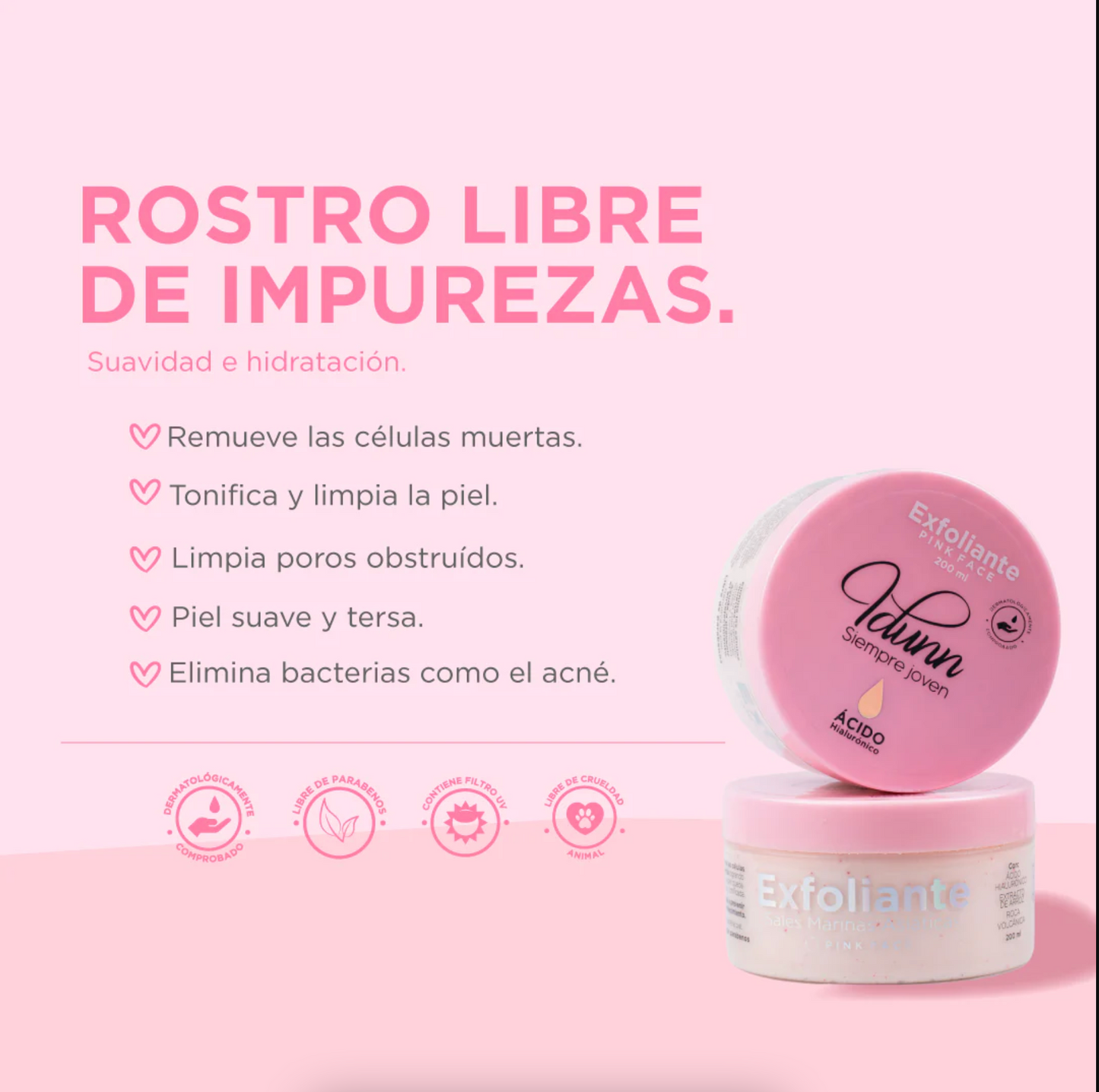 Exfoliante Facial De Sales Marinas Asiáticas
