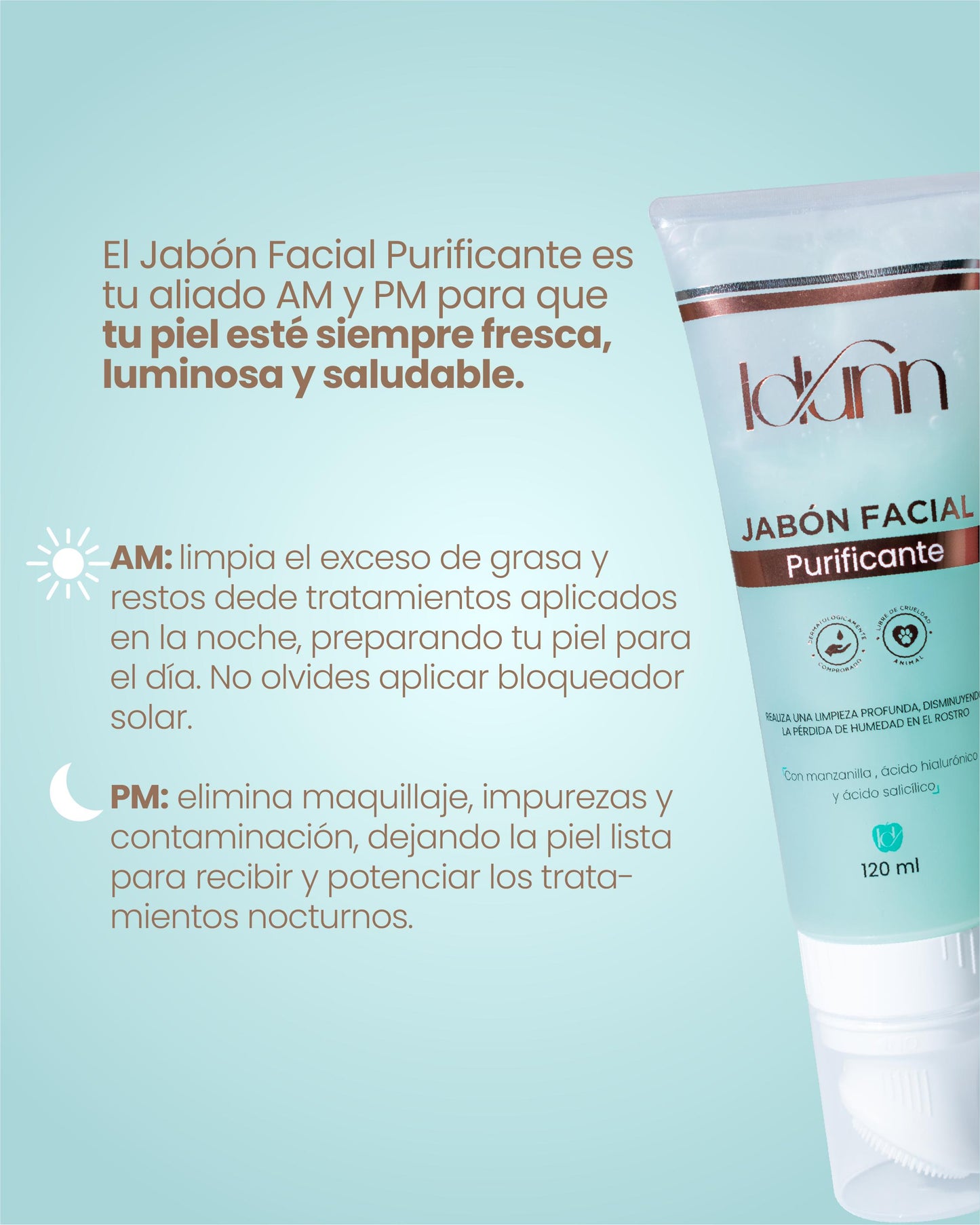 Jabón facial purificante