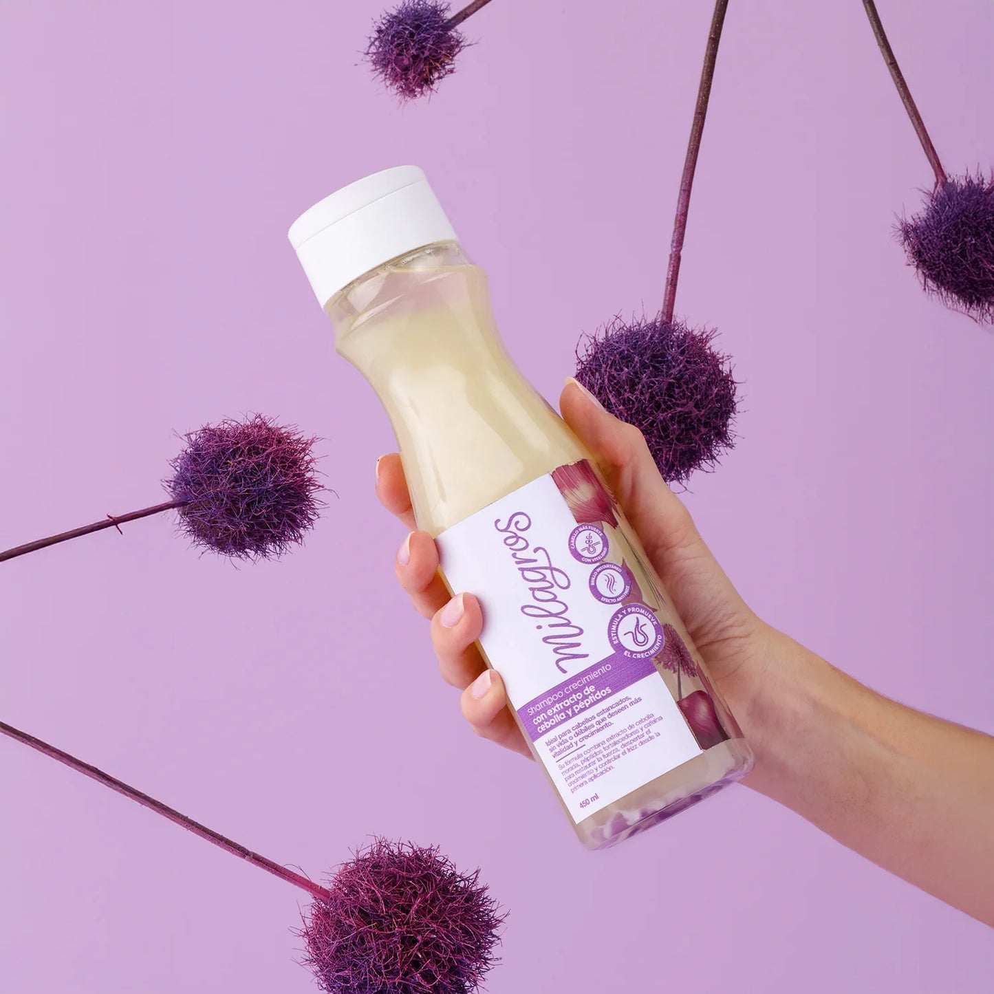 Shampoo Crecimiento Con Extracto de Cebolla y Péptidos