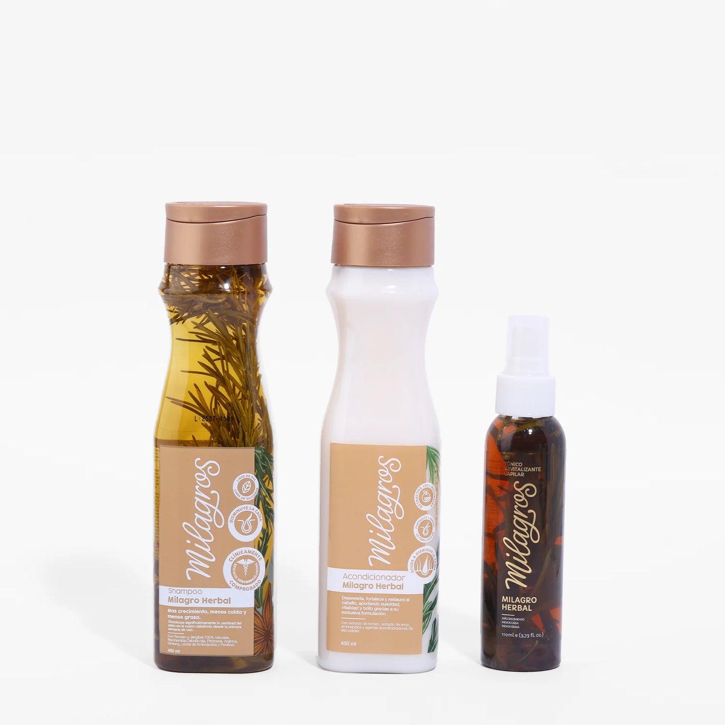Kit Milagro Herbal Control Grasa y Caída grave