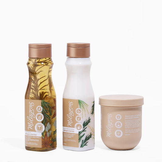 Kit Milagro Herbal Control Grasa y Reparacion