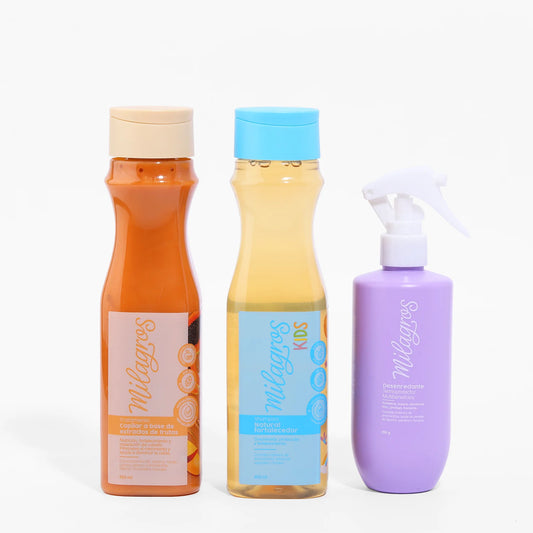 Kit para Niños desenredante y anti frizz