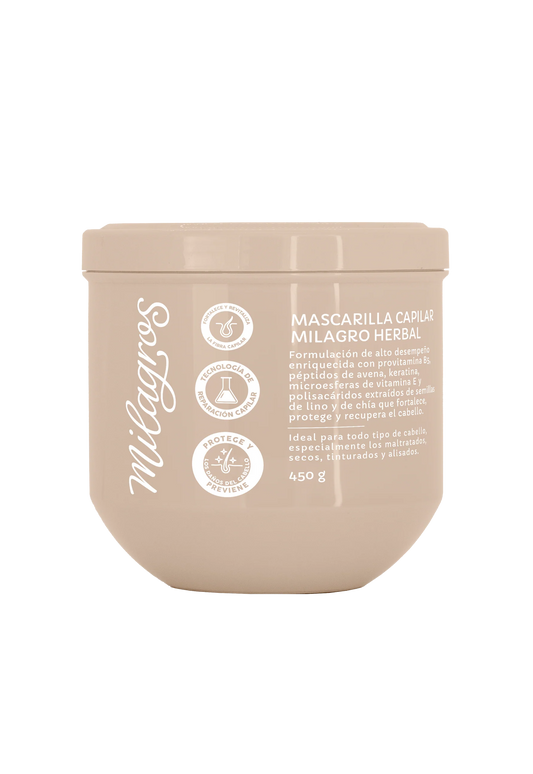 Mascarilla Capilar Milagro Herbal